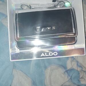 Cross body chrome bag
